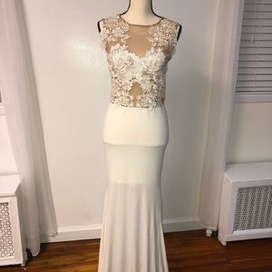 White Lace Long Dress